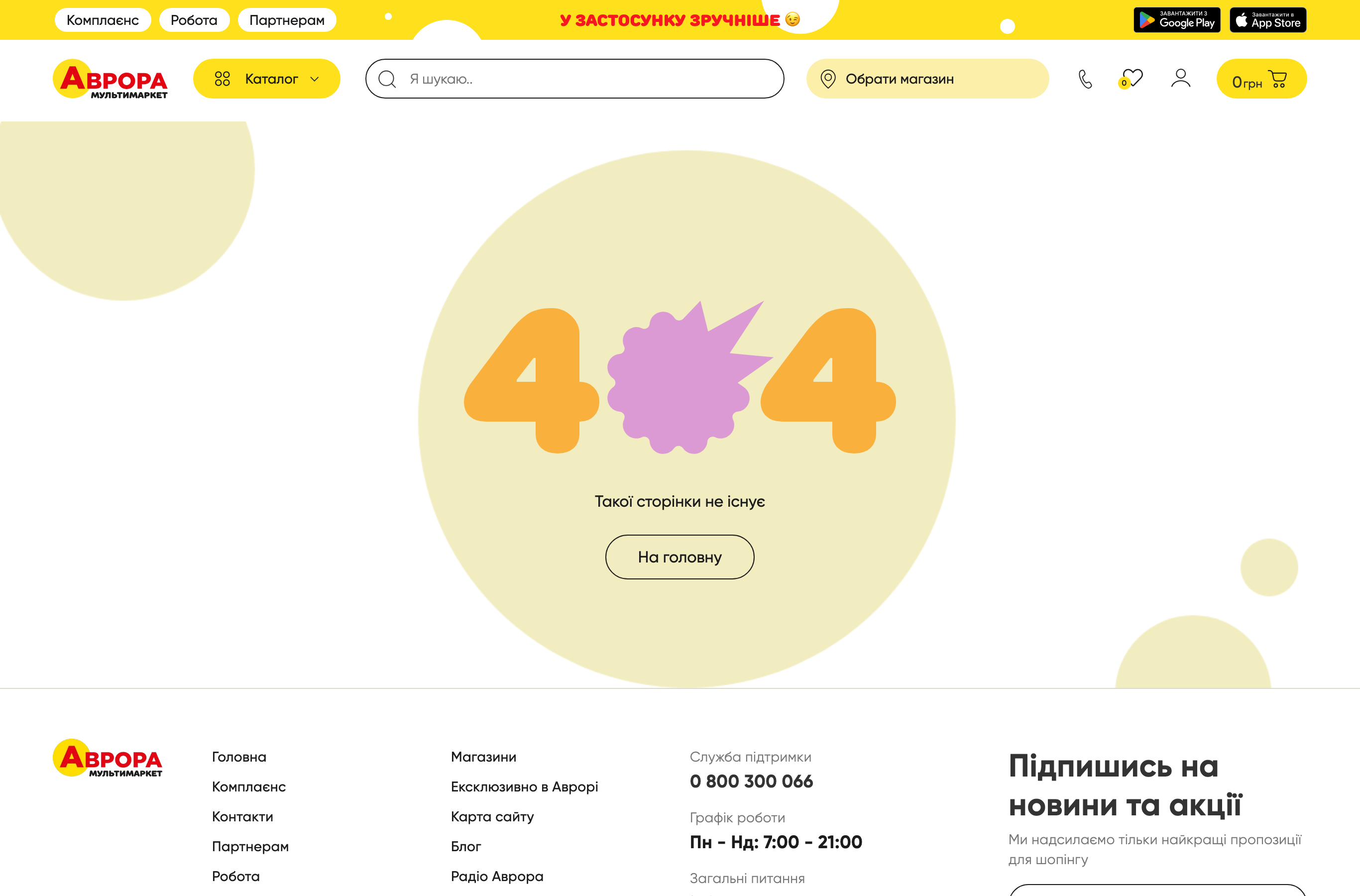 Покупки в магазині - розіграш Аврора до Дня народження